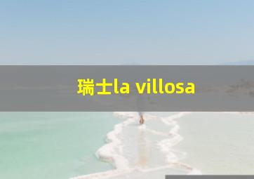 瑞士la villosa